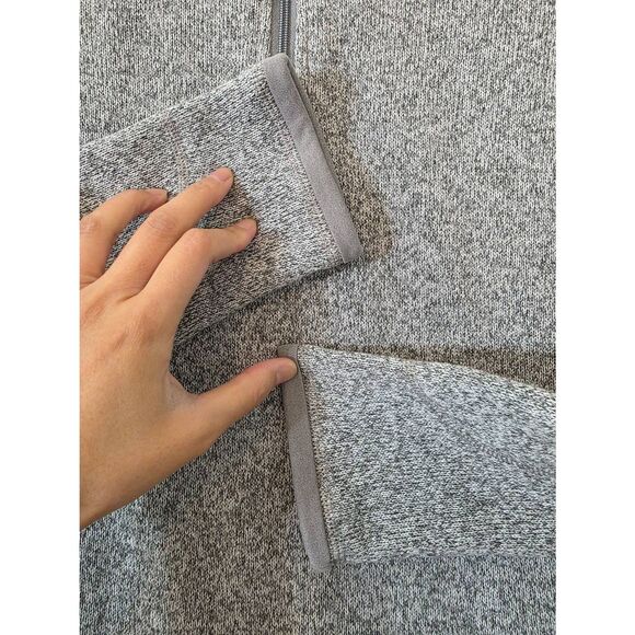 Patagonia Women's Better sweater 1/4 Zip Fleece Pullover S grey - Picture 3 of 5